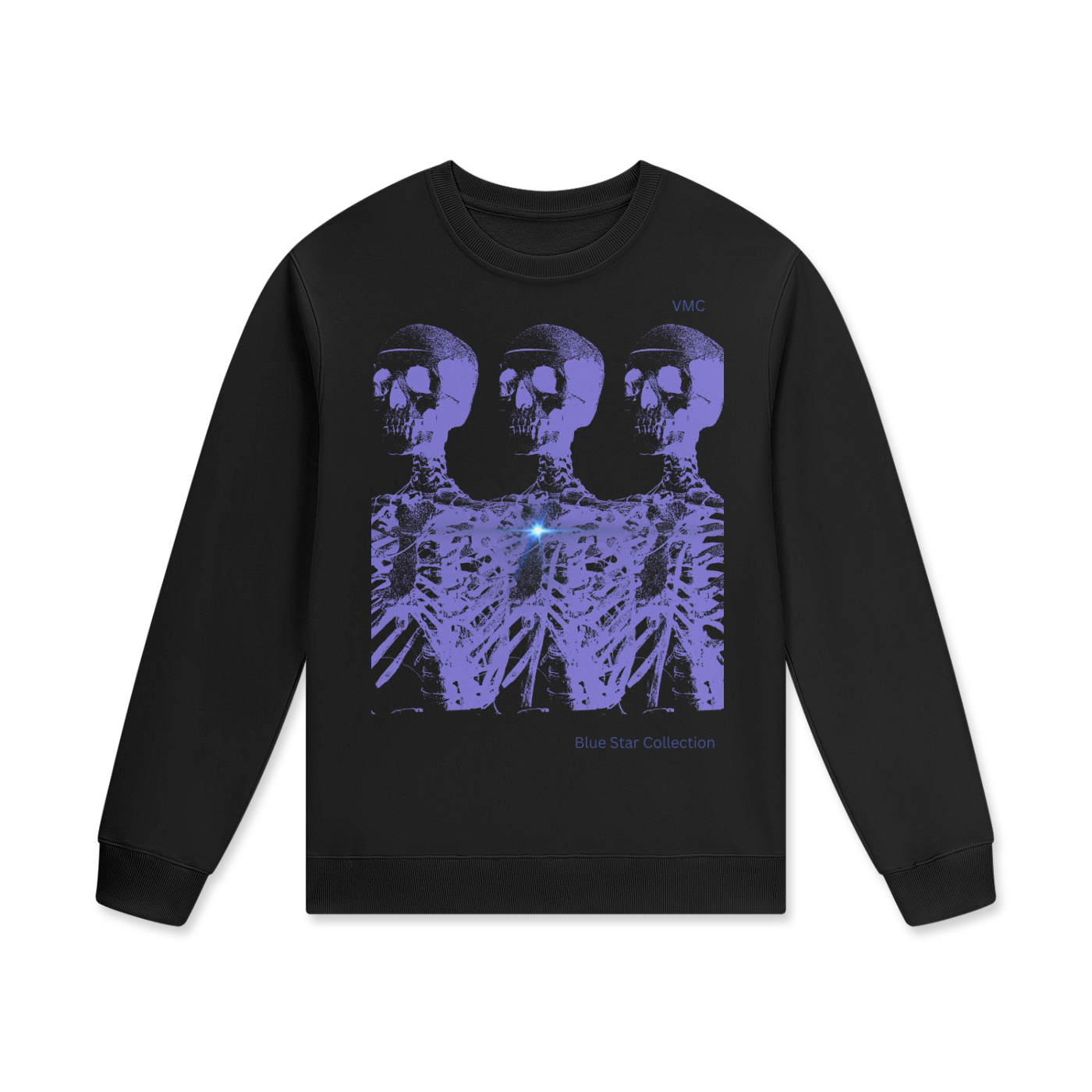 Blue Star ,New ,Outerear ,Graphic shirt ,sweatshirt ,streetwear ,longsleeve shirt ,pullover shirt