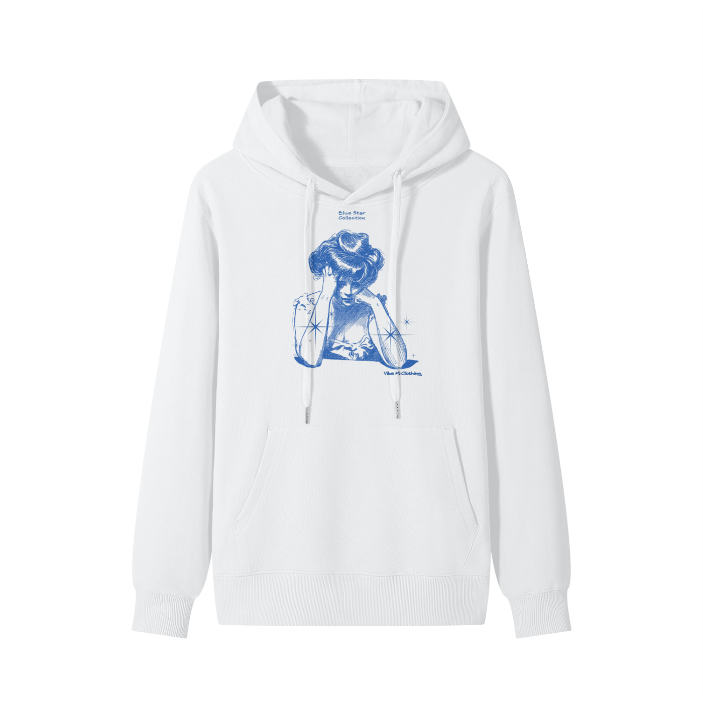Blue Star ,New ,Outerwear ,Hoodie ,pullover hoodie ,cotton hoodie ,graphic hoodie ,streetwear ,hooded shirt