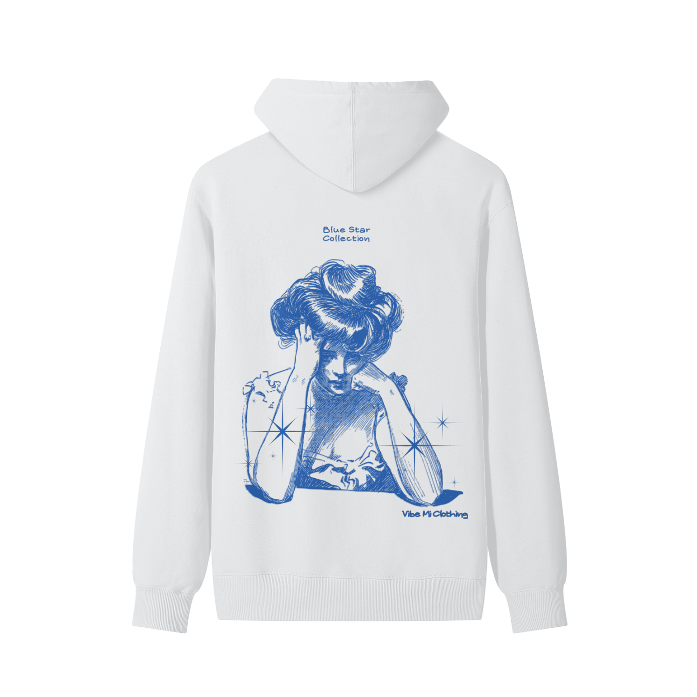 Blue Star ,New ,Outerwear ,Hoodie ,pullover hoodie ,cotton hoodie ,graphic hoodie ,streetwear ,hooded shirt