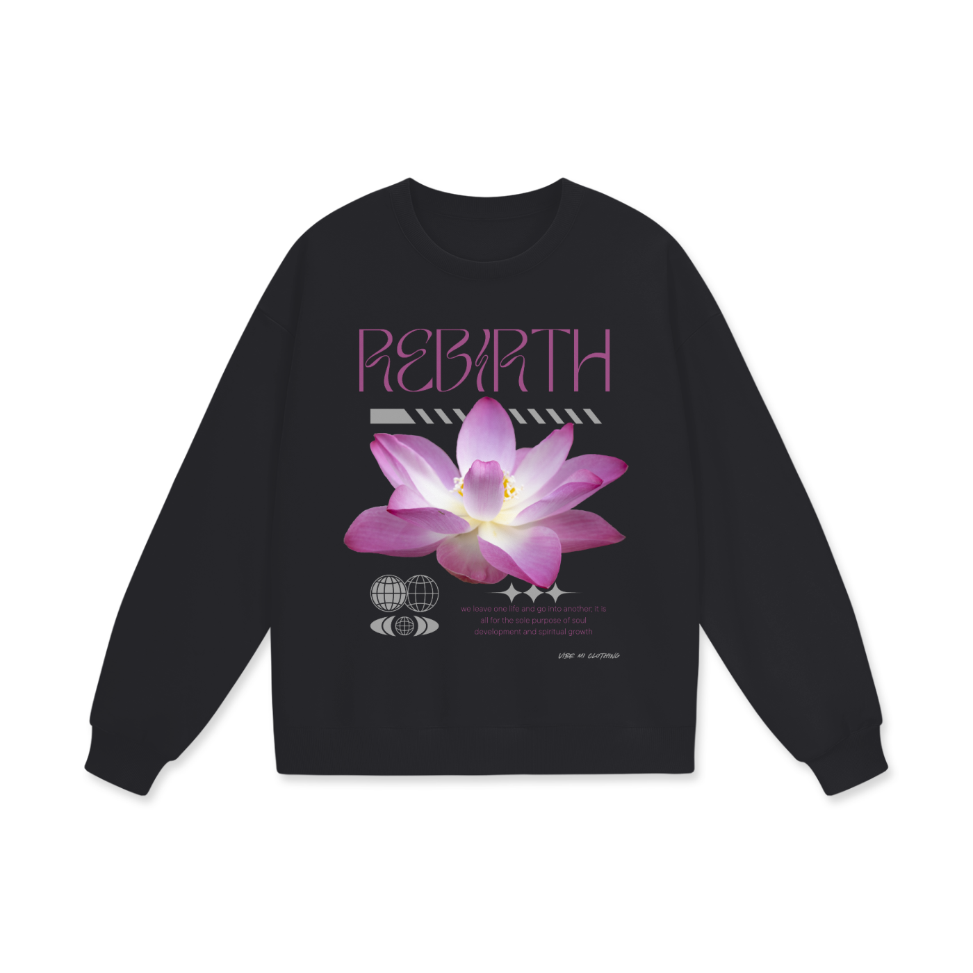 rebirth,New,Outerwear,Sweatshirt,Graphic shirt,Pull over ,Streetwear ,Oversized shirt ,Men's sweatshirt ,Women's sweatshirt
