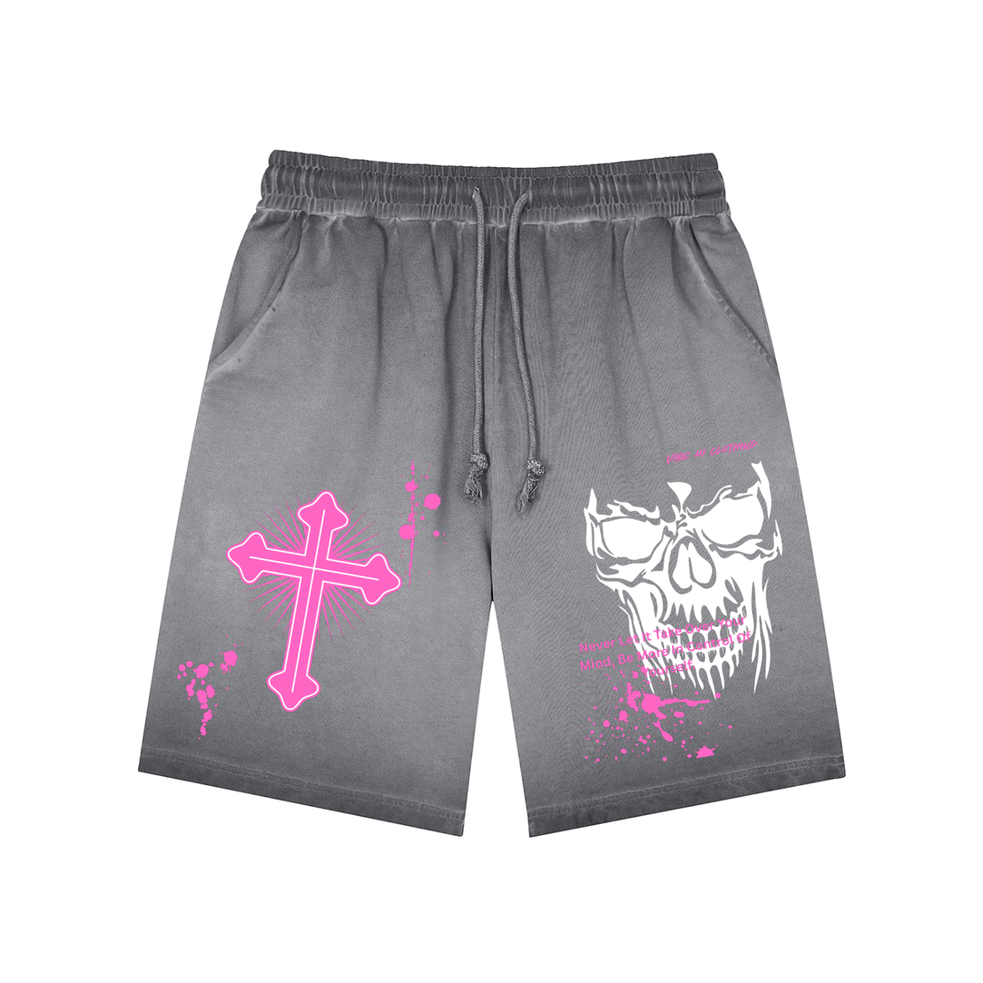 Legwear ,New ,Shorts ,Men's shorts,Unisex shorts ,graphic shorts ,Skull ,cross ,sweat shorts