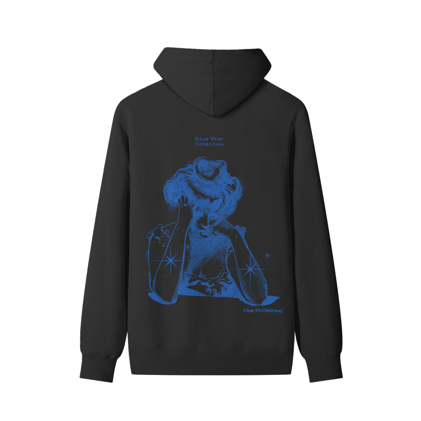 Blue Star ,New ,Outerwear ,Hoodie ,pullover hoodie ,cotton hoodie ,graphic hoodie ,streetwear ,hooded shirt