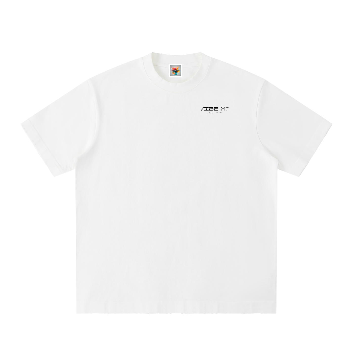 Vibe Mi Clothing Dead End Heavyweight Vintage Washed Frayed T-Shirt