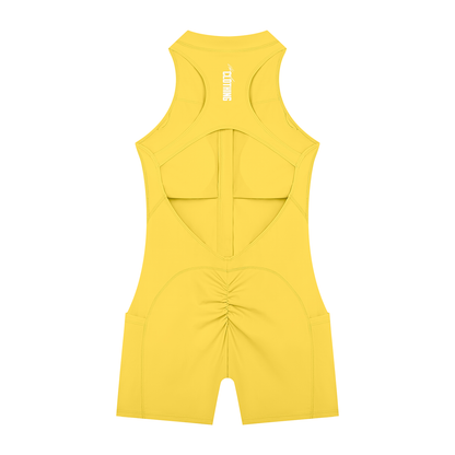 Vibe Mi Clothing Women’s Premium Quarter-Zip Yoga One Piece