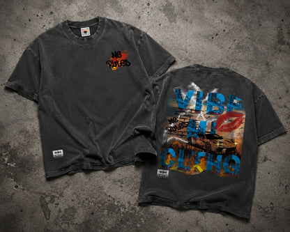 No Rules Heavyweight Vintage Washed Frayed T-Shirt