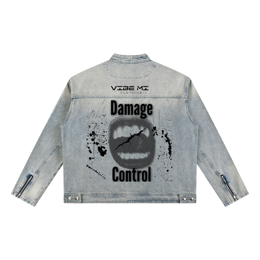 Outerwear ,Denim Jacket ,Jacket,Men's jacket ,Women's jacket ,Streetwear ,Vibe,Vibe Mi Clothing ,Jean jacket ,Zip up jacket