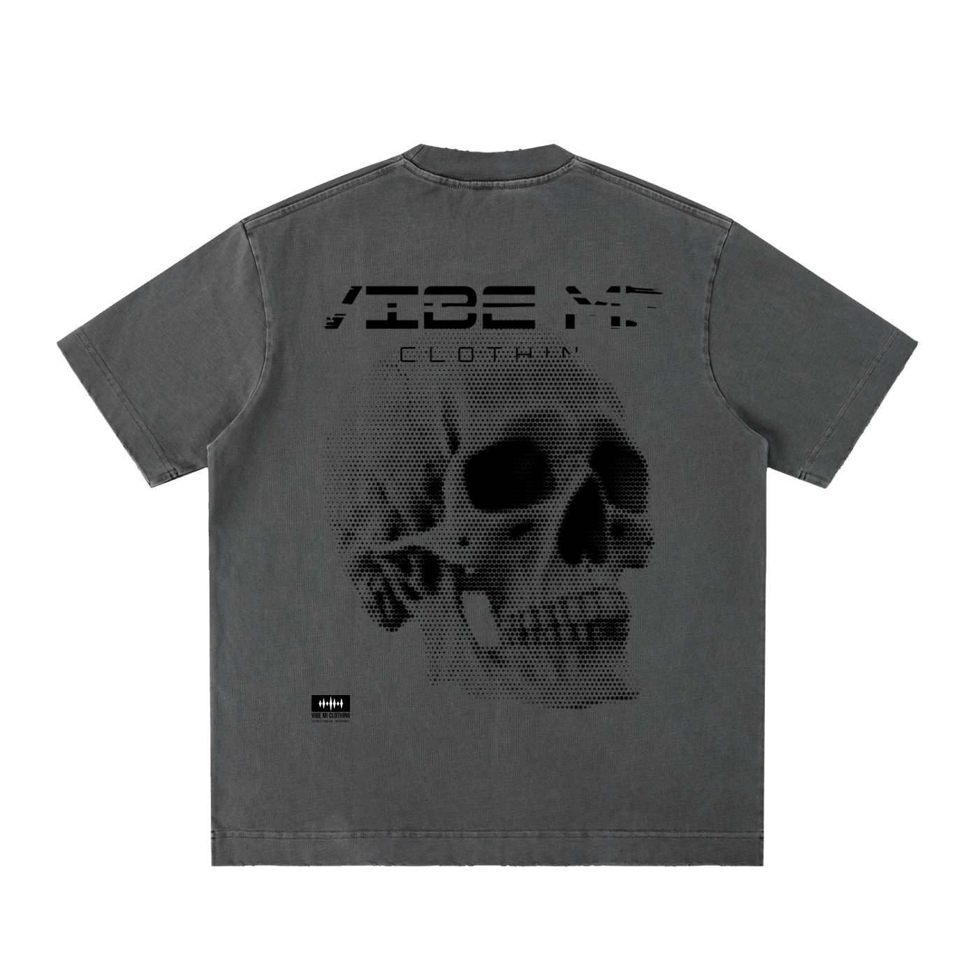 Vibe Mi Clothing Dead End Heavyweight Vintage Washed Frayed T-Shirt