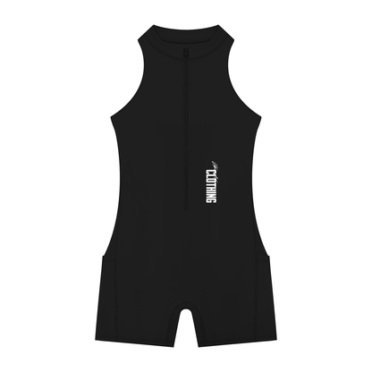 Vibe Mi Clothing Women’s Premium Quarter-Zip Yoga One Piece