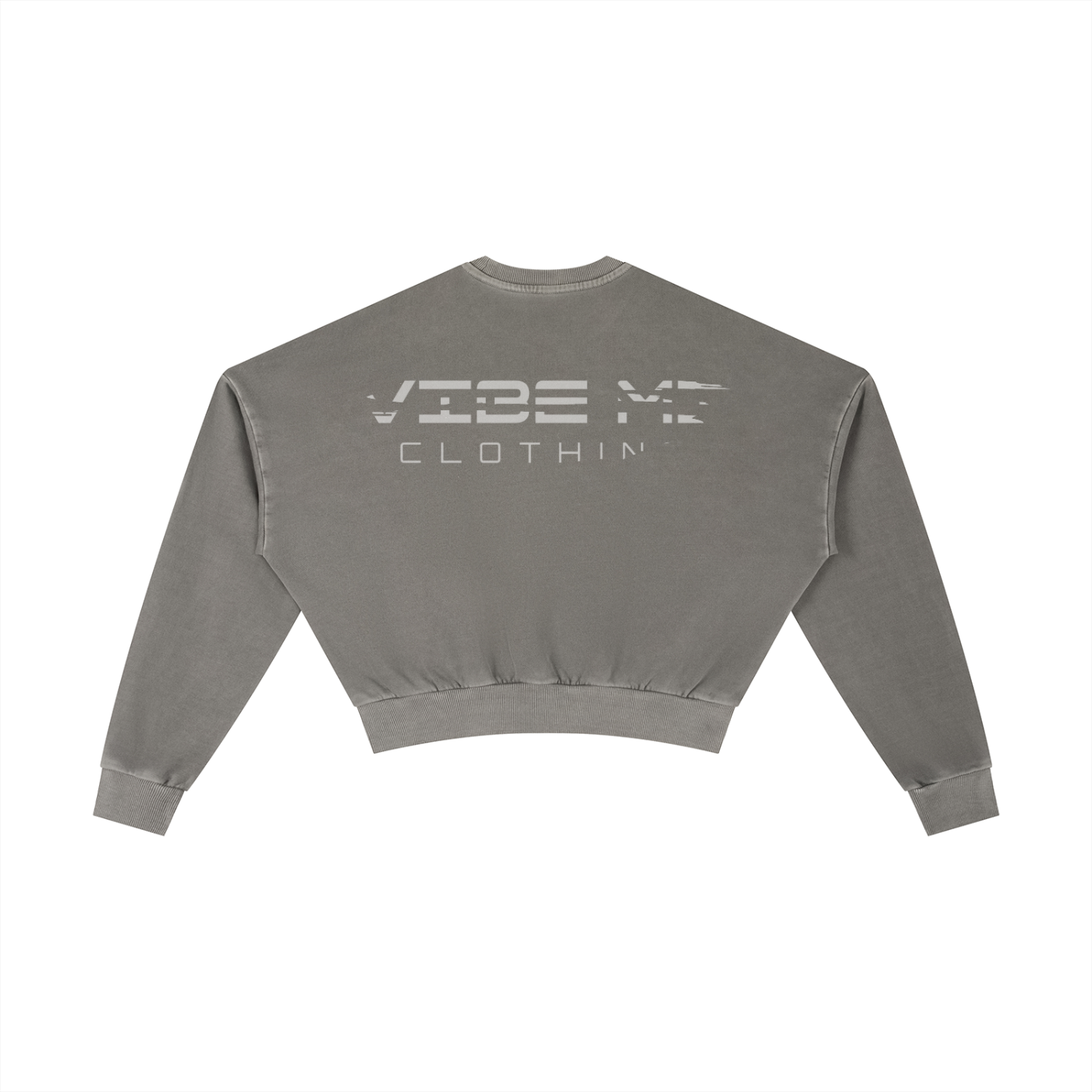 Vibe Mi Clothing Dead End Vintage Washed Cropped Sweatshirt