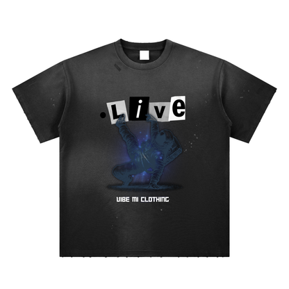 Vibe ,Shirts,New,Live ,T-shirt ,Graphic t-shirt,Streetwear ,Cotton Tshirt ,Vintage T-shirt,Casual T-shirt 