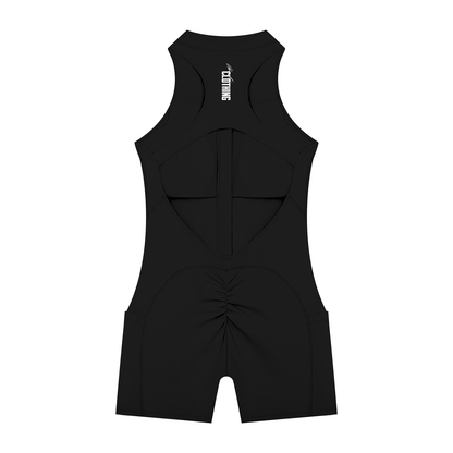Vibe Mi Clothing Women’s Premium Quarter-Zip Yoga One Piece