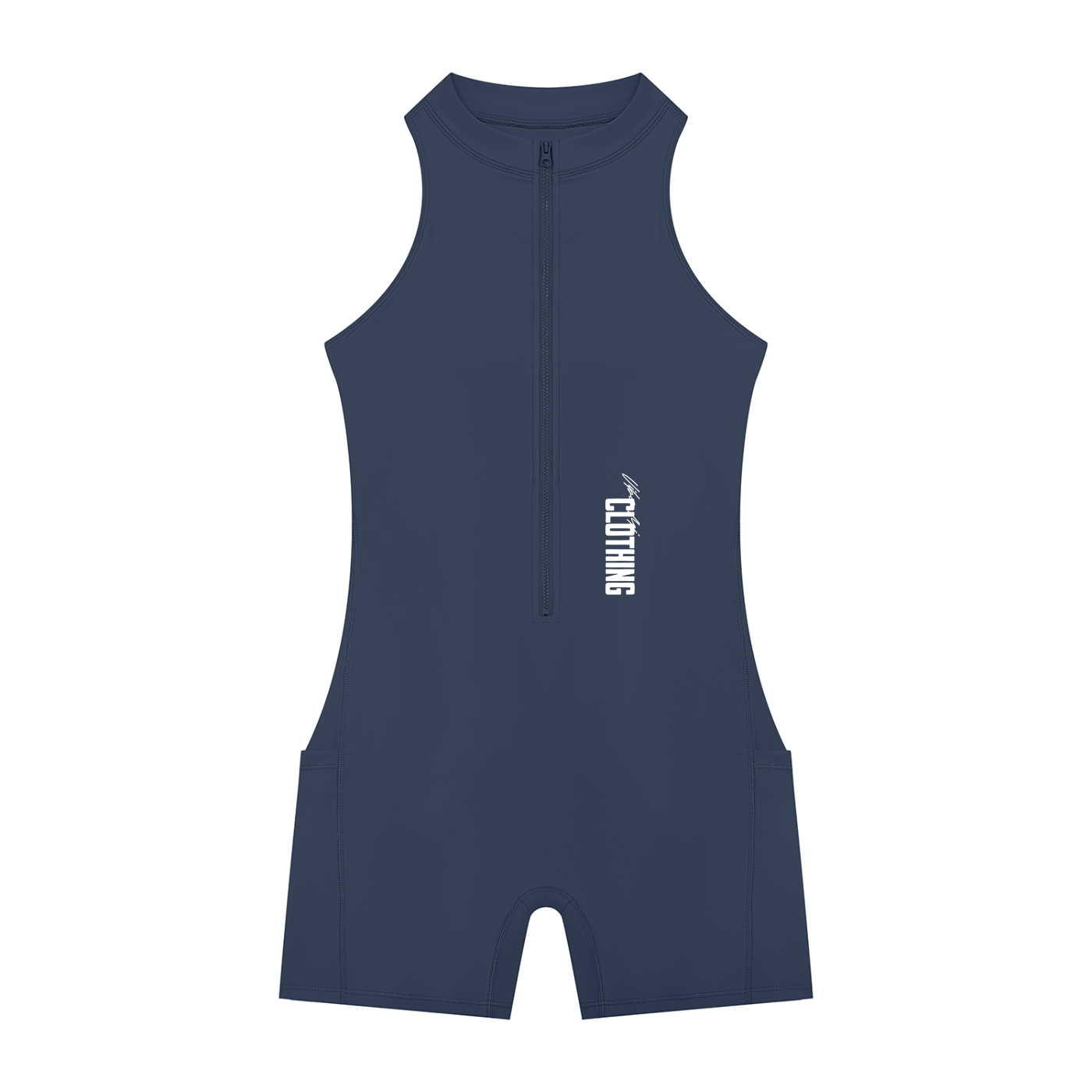 Vibe Mi Clothing Women’s Premium Quarter-Zip Yoga One Piece