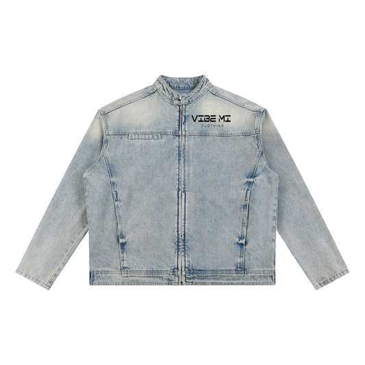Outerwear ,Denim Jacket ,Jacket,Men's jacket ,Women's jacket ,Streetwear ,Vibe,Vibe Mi Clothing ,Jean jacket ,Zip up jacket