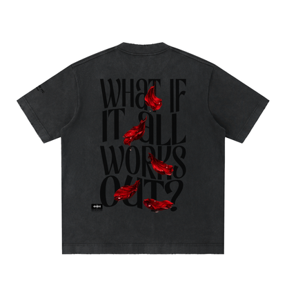 Breaking News Heavyweight Vintage Washed Frayed T-Shirt