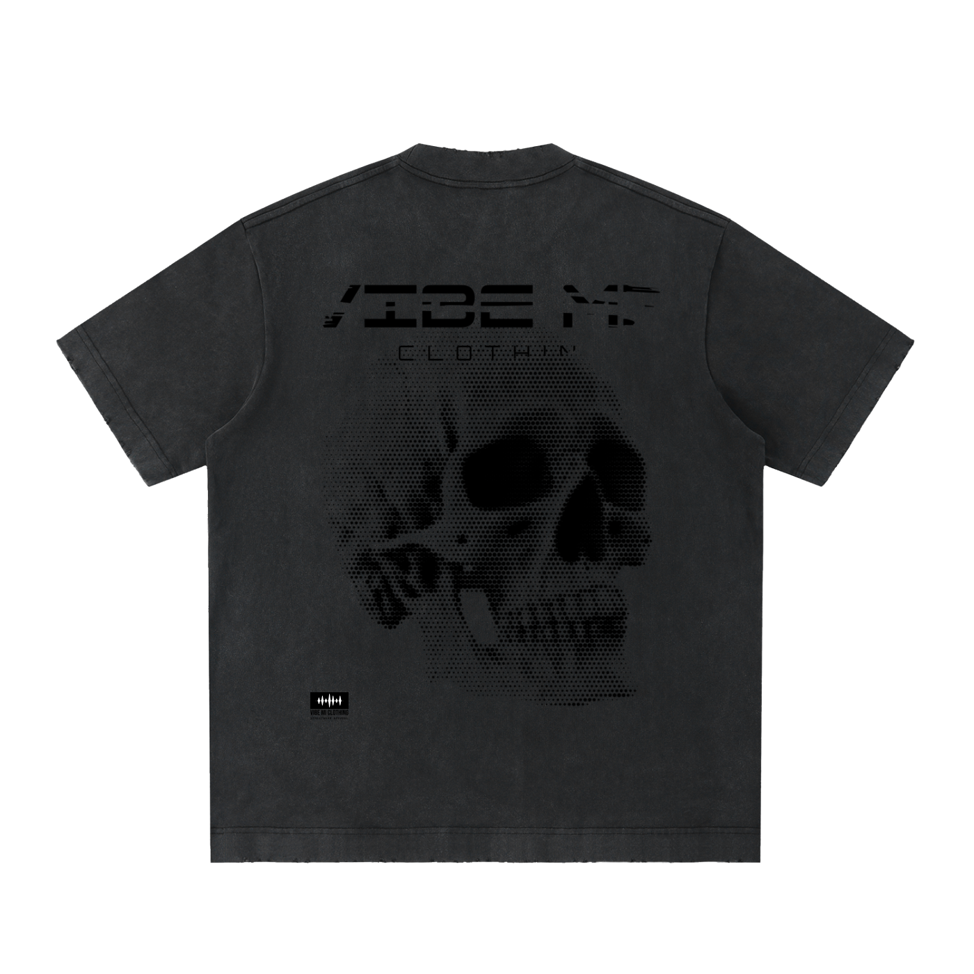 Vibe Mi Clothing Dead End Heavyweight Vintage Washed Frayed T-Shirt