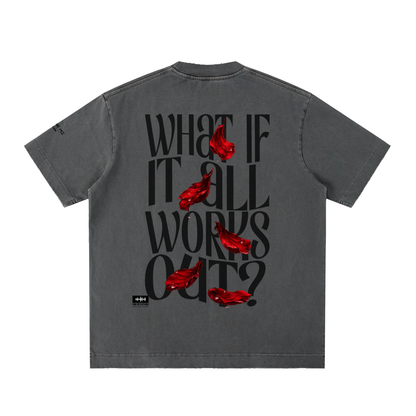 Breaking News Heavyweight Vintage Washed Frayed T-Shirt