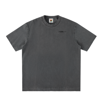 Vibe Mi Clothing Dead End Heavyweight Vintage Washed Frayed T-Shirt