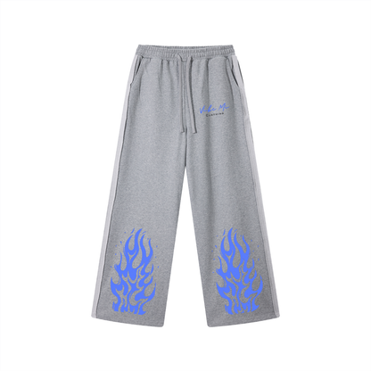 New,Legwear ,Flame joggers ,Graphic joggers ,Streetwear ,Joggers,Women's joggers ,Men's joggers ,Unisex joggers ,Blue Flame joggers 