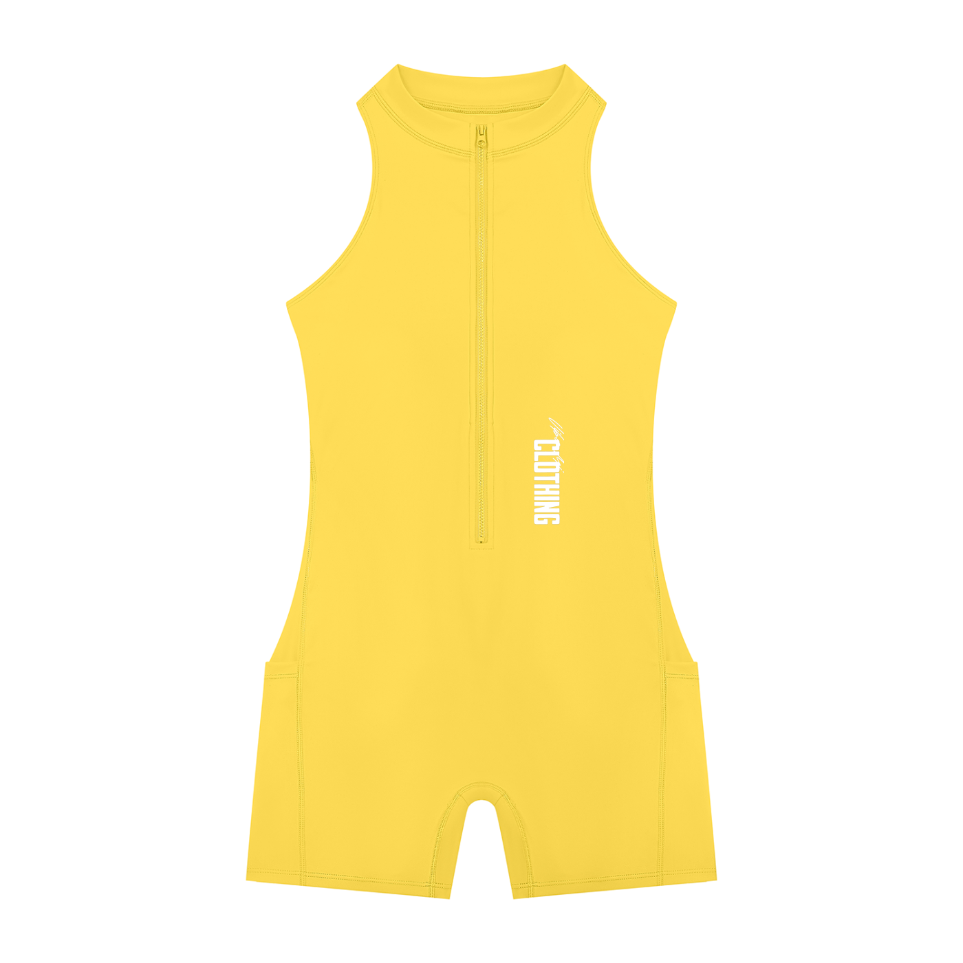 Vibe Mi Clothing Women’s Premium Quarter-Zip Yoga One Piece
