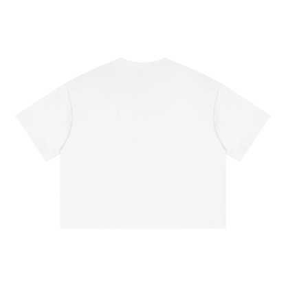 Stay Real Unisex Boxy Drop Shoulder Crop T-Shirt