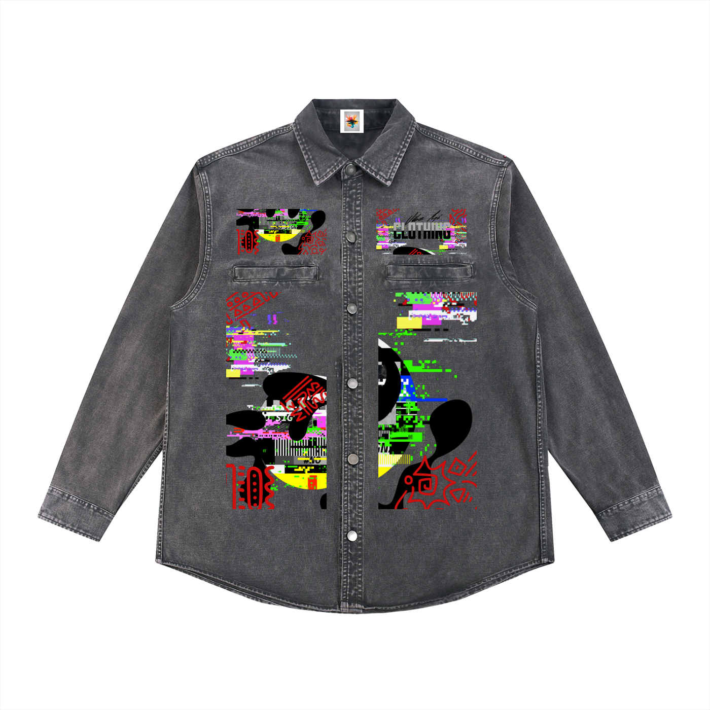 New ,Outerwear ,Button up jacket ,Graphic jacket ,Streetwear ,Men's jacket ,Women's jacket ,Oversized jacket ,Vintage jacket ,90s era jacket 