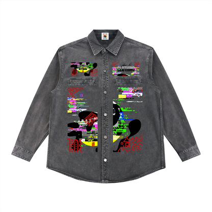 New ,Outerwear ,Button up jacket ,Graphic jacket ,Streetwear ,Men's jacket ,Women's jacket ,Oversized jacket ,Vintage jacket ,90s era jacket 