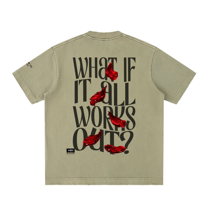 Breaking News Heavyweight Vintage Washed Frayed T-Shirt