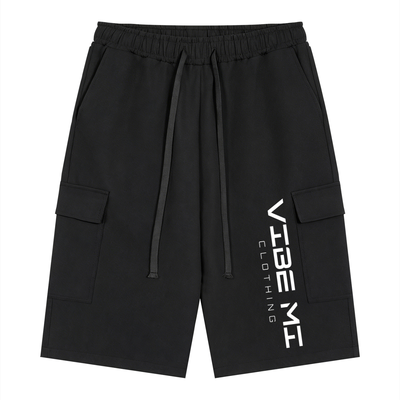 Vibe Mi Clothing Unisex Drawstring Cargo Shorts