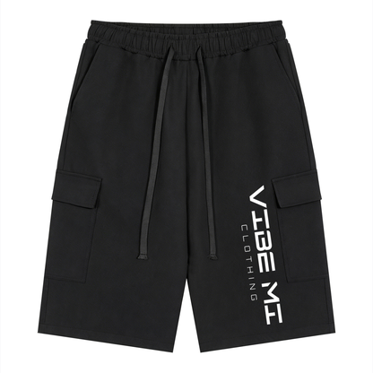 Vibe Mi Clothing Unisex Drawstring Cargo Shorts