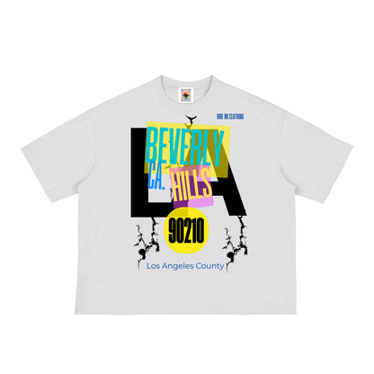 Vibe ,New,Shirt,Graphic t-shirt ,Graphic tee,Oversized tee,Boxy tee,Casual T-shirt ,Beverly Hills ,Los Angeles 