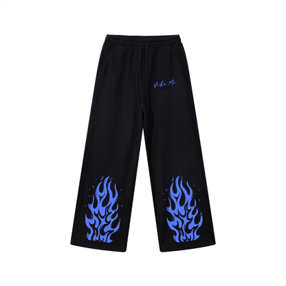 New,Legwear ,Flame joggers ,Graphic joggers ,Streetwear ,Joggers,Women's joggers ,Men's joggers ,Unisex joggers ,Blue Flame joggers 