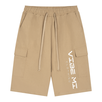 Vibe Mi Clothing Unisex Drawstring Cargo Shorts