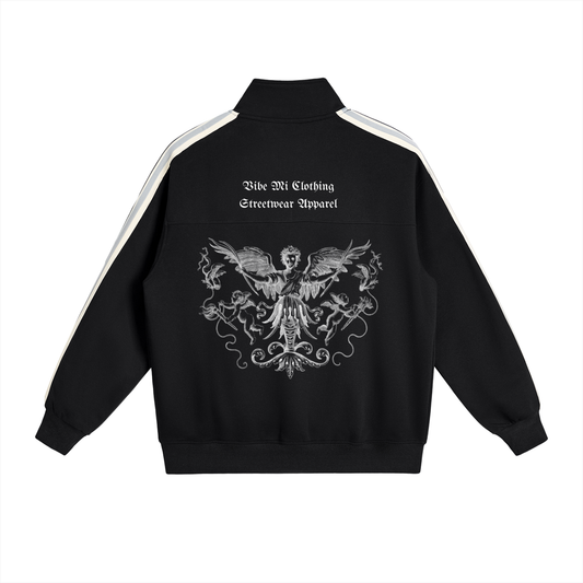 Outerwear ,New ,Zip up jacket ,Jacket ,Streetwear ,Men's jacket ,Women's jacket ,Black jacket ,Graphic jacket,Casual jacket