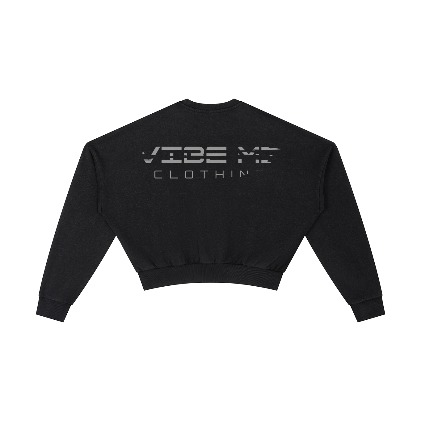 Vibe Mi Clothing Dead End Vintage Washed Cropped Sweatshirt