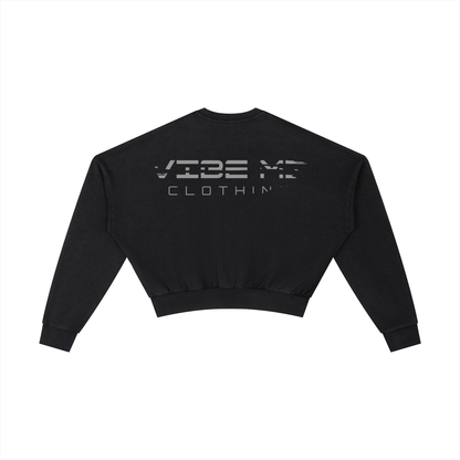 Vibe Mi Clothing Dead End Vintage Washed Cropped Sweatshirt