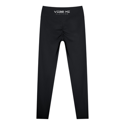 Vibe Mi Clothing Solid Women's High Waisted Ankle Leggings