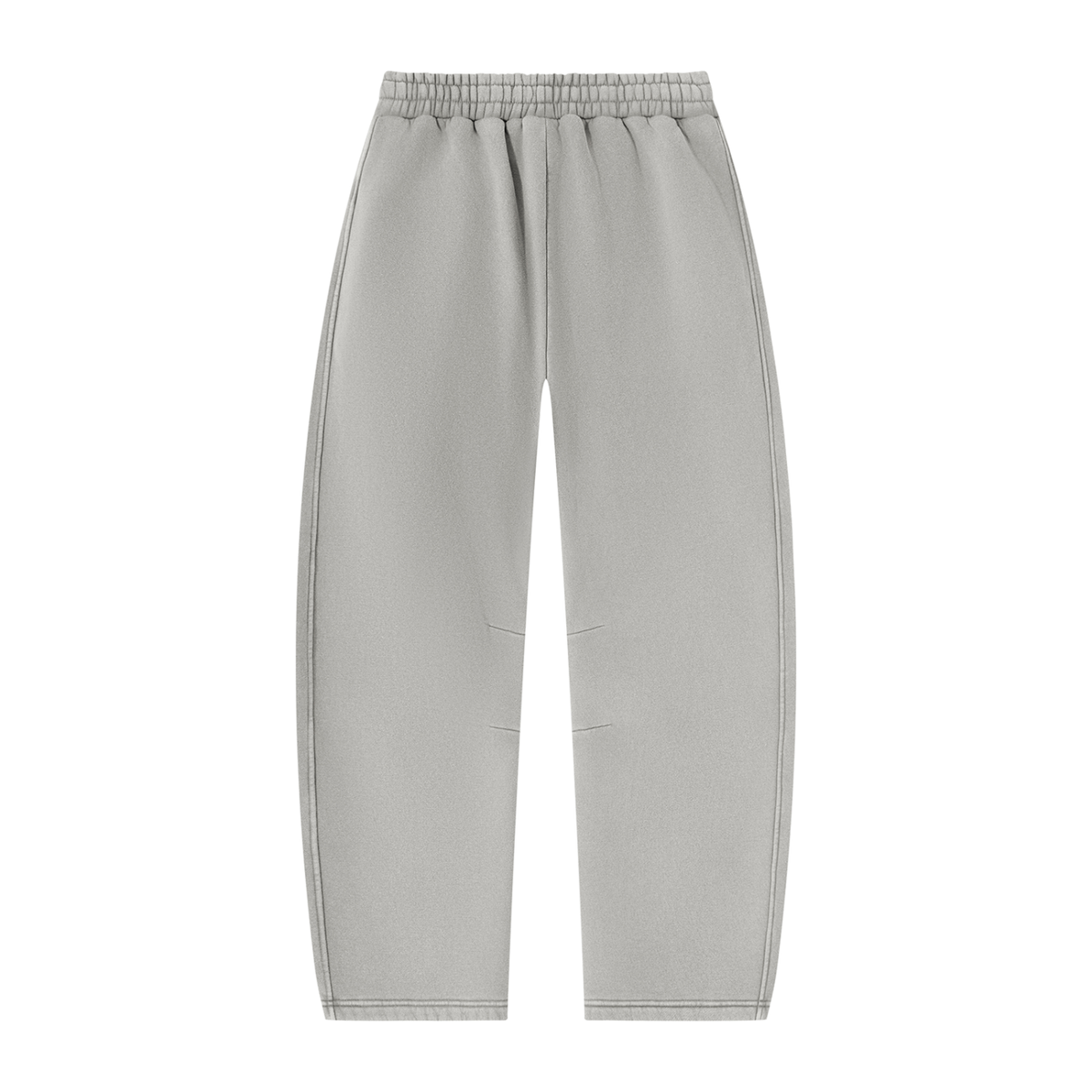 A Vibe Unisex Vintage Wash Barrel Leg Fleece Sweatpants