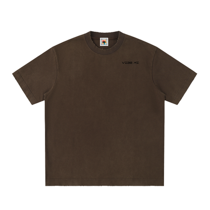Broken Dreams Heavyweight Vintage Washed Frayed T-Shirt