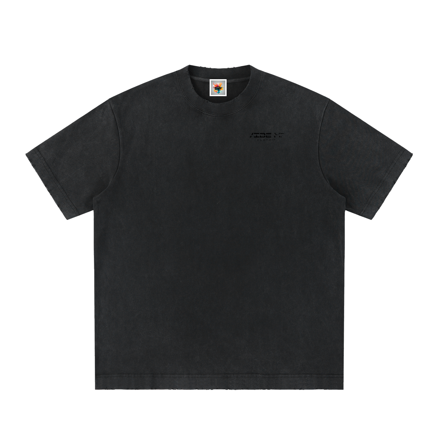Vibe Mi Clothing Dead End Heavyweight Vintage Washed Frayed T-Shirt
