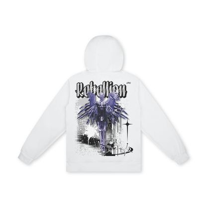rebirth ,New,Outerwear,Hoodie,White hoodie,Streetwear ,Pull over hoodie,Rebel,Graphic hoodie ,Cotton hoodie 