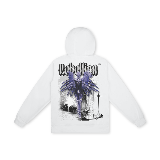rebirth ,New,Outerwear,Hoodie,White hoodie,Streetwear ,Pull over hoodie,Rebel,Graphic hoodie ,Cotton hoodie 