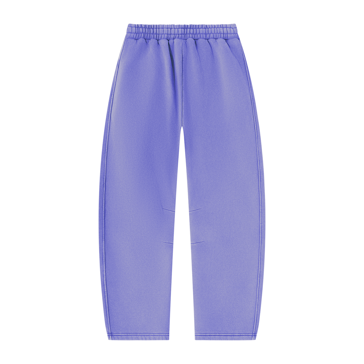 A Vibe Unisex Vintage Wash Barrel Leg Fleece Sweatpants