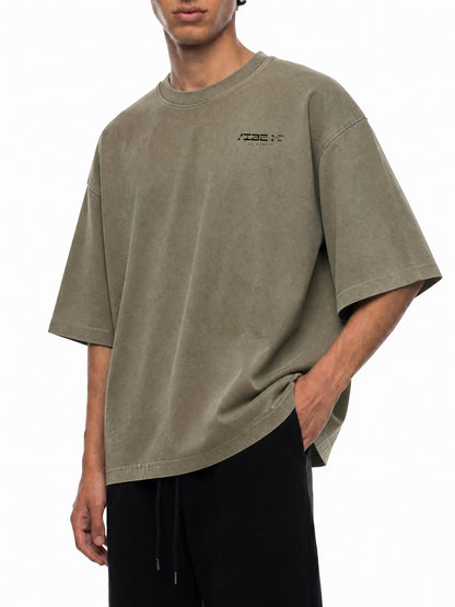Vibe Mi Clothing Dead End Heavyweight Vintage Washed Frayed T-Shirt