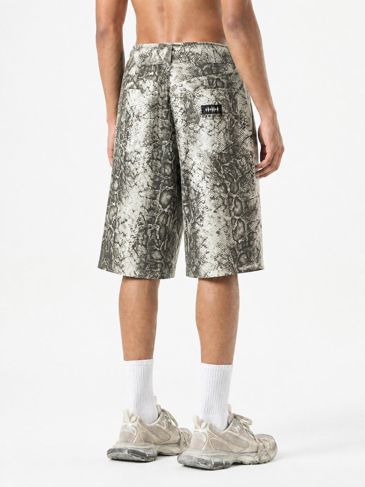 Blessed Men's Snake Print Shorts