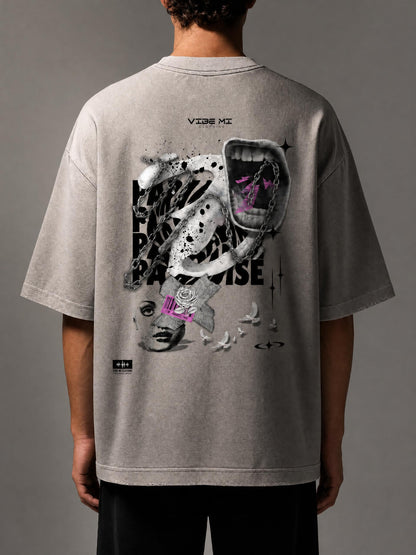 Broken Dreams Heavyweight Vintage Washed Frayed T-Shirt