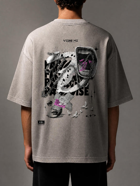 Broken Dreams Heavyweight Vintage Washed Frayed T-Shirt
