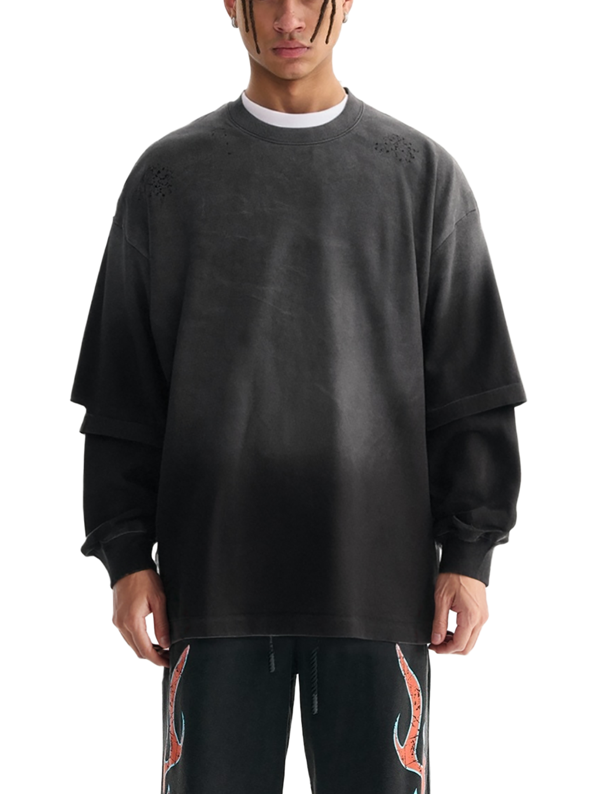rebirth ,New ,outerwear ,graphic shirt ,vintage shirt ,streetwear ,oversize t-shirt ,long sleeve t-shirt 
