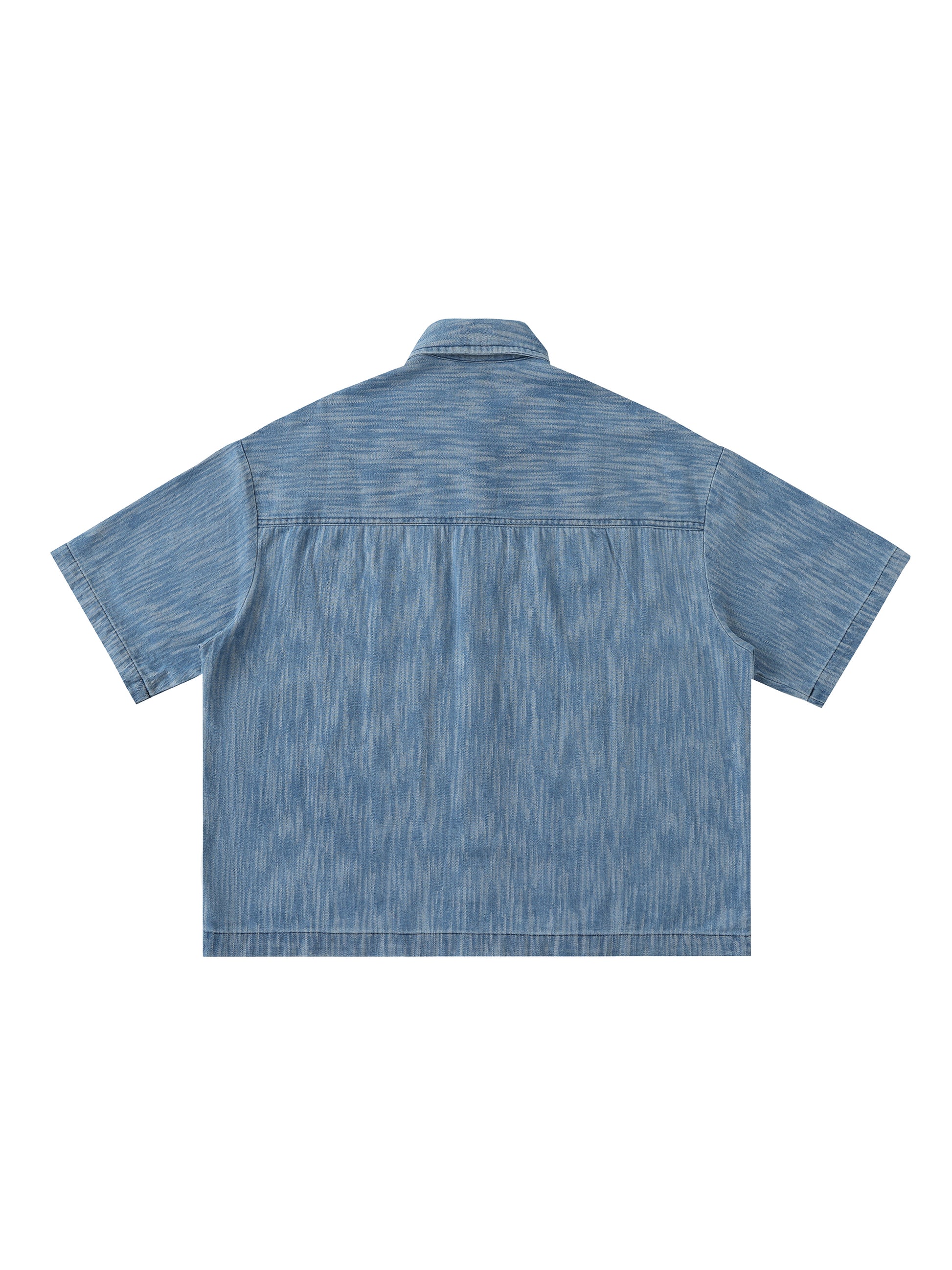Blue Star ,New ,Distressed wash ,Graphic denim ,Demin shirt ,streetwear ,button up shirt ,boxy t-shirt ,wings t-shirt ,casual shirt 