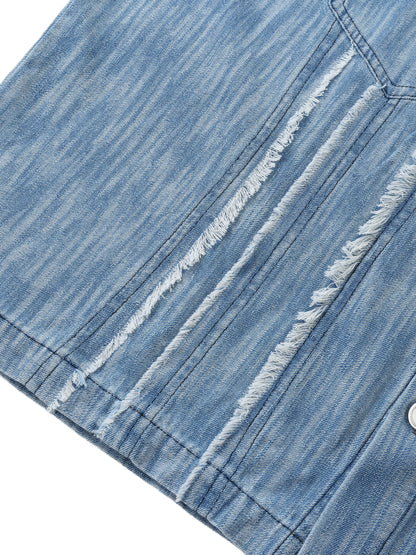 Blue Star ,New ,Distressed wash ,Graphic denim ,Demin shirt ,streetwear ,button up shirt ,boxy t-shirt ,wings t-shirt ,casual shirt 