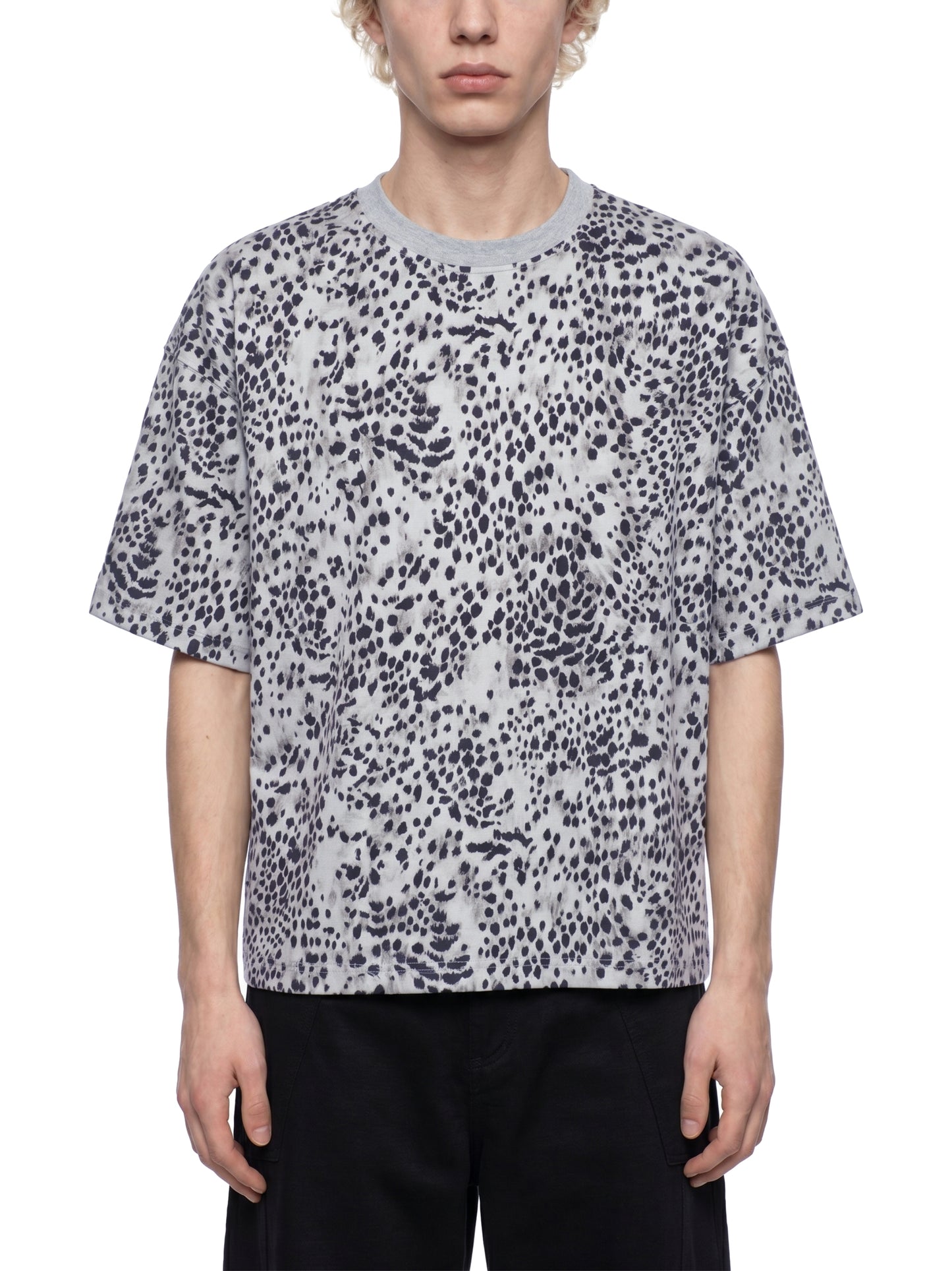 New,Shirts,Leopard print ,No Regrets ,Vibe,Streetwear ,Boxy T-shirt ,Graphic tee ,Lips t-shirt ,Crazy print shirt 